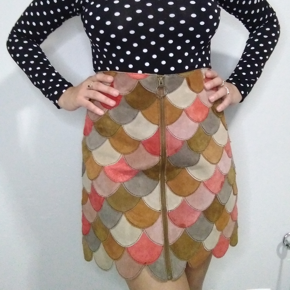 Free People Scalloped Skirt